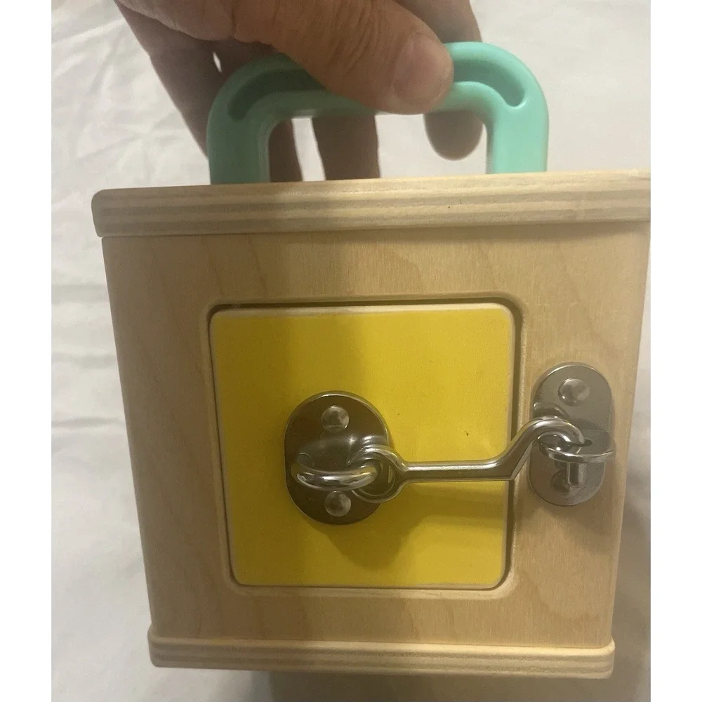Lovevery Wooden Lock Box Latches 